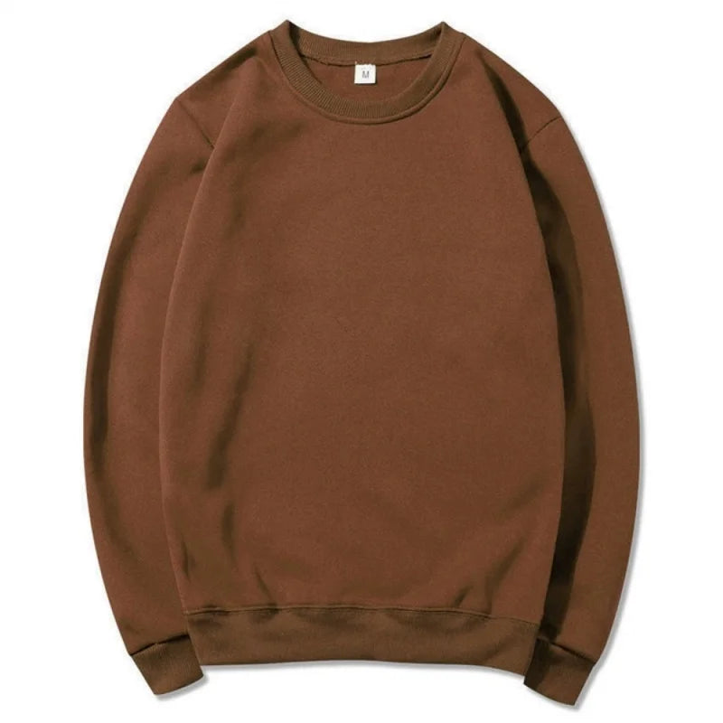 Brown sweatshirt on a white background
