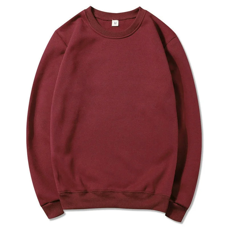 Maroon sweatshirt on a white background