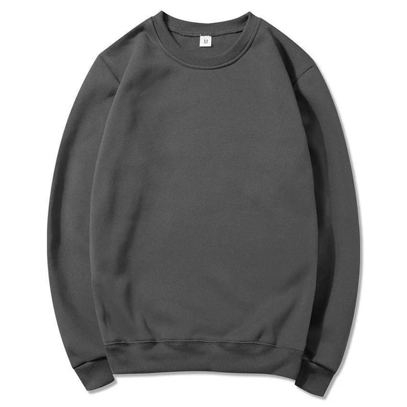 Gray sweatshirt on a white background